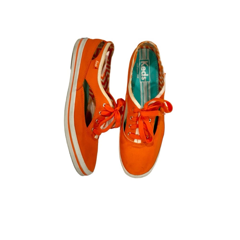 Keds Orange Cut-out Sneakers Size: 9.5